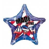 Made in the USA Star Shaped Balloon